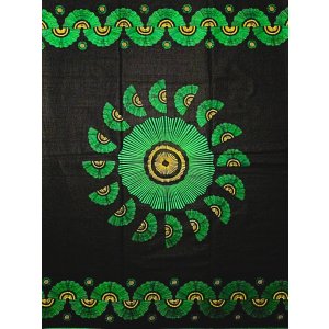 画像: アフリカンプリント生地 パーニュ