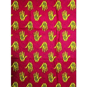 画像: アフリカンプリント生地 パーニュ