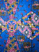 画像: アフリカンプリント生地 パーニュ