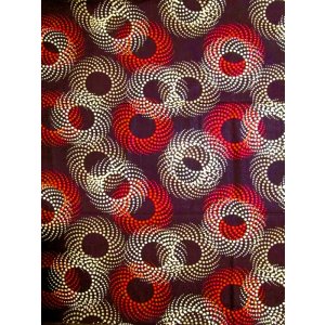 画像: アフリカンプリント生地 パーニュ