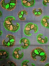 画像: アフリカンプリント生地 パーニュ