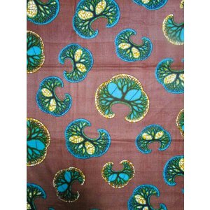 画像: アフリカンプリント生地 パーニュ