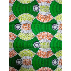 画像: アフリカンプリント生地 パーニュ