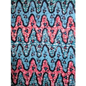 画像: アフリカンプリント生地 パーニュ