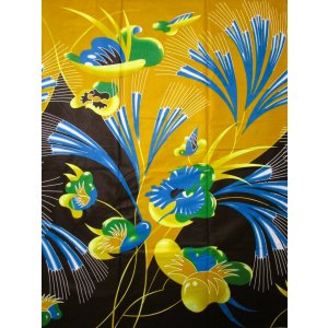 画像: アフリカンプリント生地 パーニュ