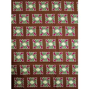 画像: アフリカンプリント生地 パーニュ