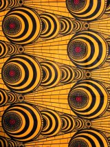 画像: アフリカンプリント生地 パーニュ