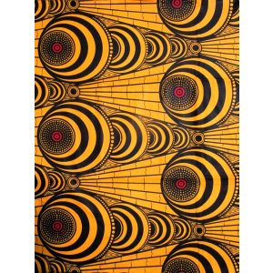 画像: アフリカンプリント生地 パーニュ