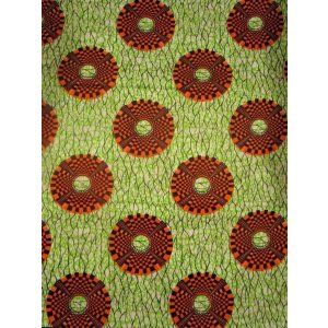 画像: アフリカンプリント生地 パーニュ