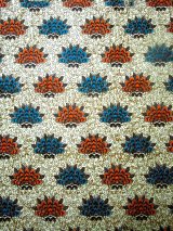 画像: アフリカンプリント生地 パーニュ