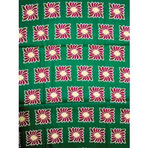 画像: アフリカンプリント生地 パーニュ