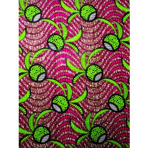 画像: アフリカンプリント生地 パーニュ