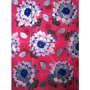 画像: アフリカンプリント生地 パーニュ