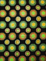 画像: アフリカンプリント生地 パーニュ