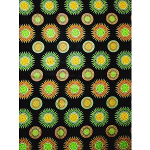 画像: アフリカンプリント生地 パーニュ