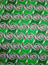 画像: アフリカンプリント生地 パーニュ