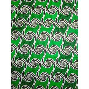 画像: アフリカンプリント生地 パーニュ