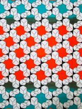 画像: アフリカンプリント生地 パーニュ