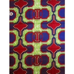 画像: アフリカンプリント生地 パーニュ