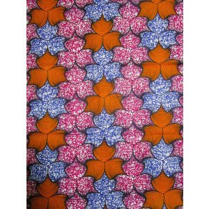 画像: アフリカンプリント生地 パーニュ