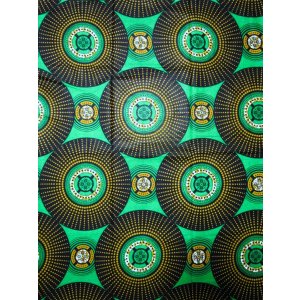 画像: アフリカンプリント生地 パーニュ