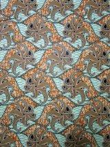 画像: アフリカンプリント生地 パーニュ