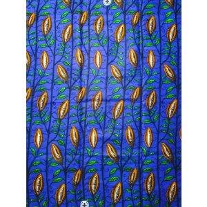 画像: アフリカンプリント生地 パーニュ