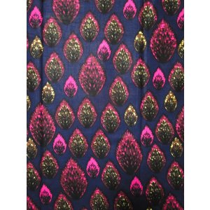 画像: アフリカンプリント生地 パーニュ