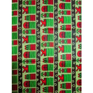 画像: アフリカンプリント生地 パーニュ