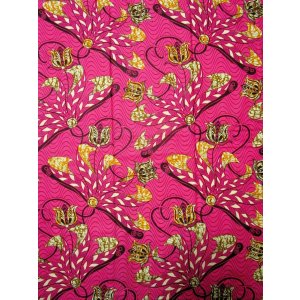 画像: アフリカンプリント生地 パーニュ