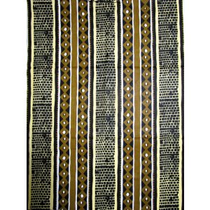 画像: アフリカンプリント生地 パーニュ