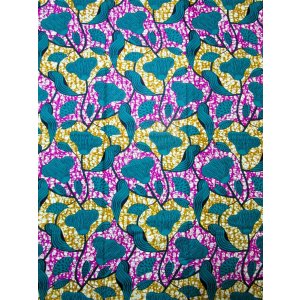 画像: アフリカンプリント生地 パーニュ