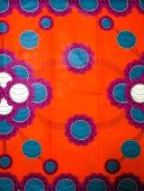 画像: アフリカンプリント生地 パーニュ