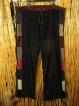 画像: パッチワーク＊コーデュロイ素材＊ゆったり＊ロングパンツ