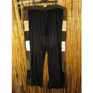 画像: パッチワーク＊コーデュロイ素材＊ゆったり＊ロングパンツ