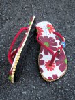 画像2: 【２２・５ｃｍ〜２３ｃｍ】お花プリント＊鈴付き＊ビーチサンダル