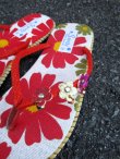 画像3: 【２２・５ｃｍ〜２３ｃｍ】お花プリント＊鈴付き＊ビーチサンダル