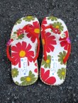 画像4: 【２２ｃｍ〜２２・５ｃｍ】お花プリント＊鈴付き＊ビーチサンダル