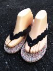 画像2: 【２４・５ｃｍ〜２５ｃｍ】レトロ調＊小花プリント＊ビーチサンダル