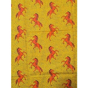 画像: アフリカンプリント生地 パーニュ