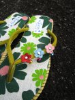 画像2: 【２３ｃｍ〜２３・５ｃｍ】お花プリント＊鈴付き＊ビーチサンダル