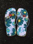 画像4: 【２３ｃｍ〜２３・５ｃｍ】お花プリント＊鈴付き＊ビーチサンダル