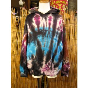 画像: タイダイ染め＊裏起毛＊スウェット生地＊パーカー