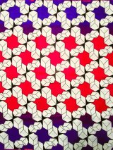 画像: アフリカンプリント生地 パーニュ