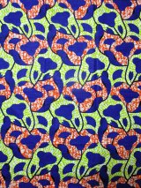 画像: アフリカンプリント生地 パーニュ