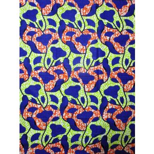 画像: アフリカンプリント生地 パーニュ