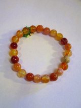 画像: 【アゲート】１０mm＊天然石＊数珠タイプ＊ブレスレット