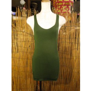 画像: スパンデックス混合＊レーヨン素材＊ストレッチ＊無地＊マッチョ＊タンクトップ