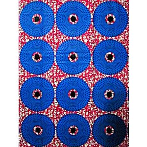 画像: アフリカンプリント生地 パーニュ