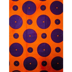 画像: アフリカンプリント生地 パーニュ